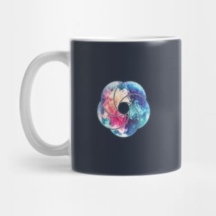 Geometry Triangle Wave Multicolor Mosaic Pattern - (HDR - Low Poly Art) Mug